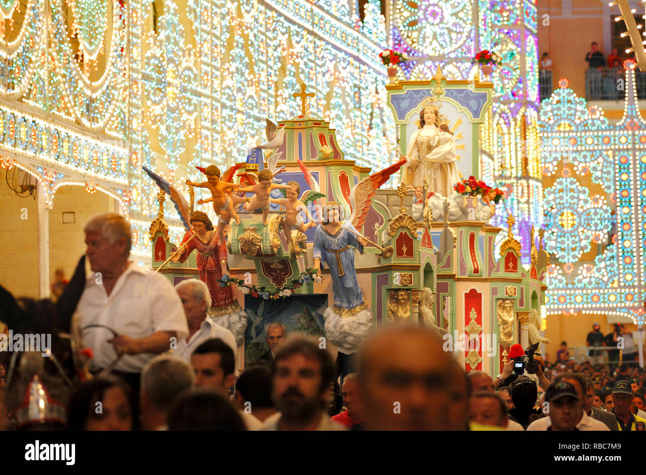 Italia Basilicata Matera - Festa della Madonna della Bruna - Il carrello della  Bruna Foto stock - Alamy