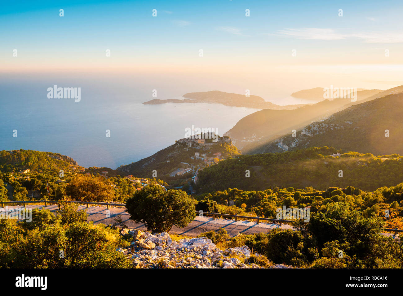 Francia, Provence-Alpes-Côte d'Azur, Riviera Francese, Alpes-Maritimes, Eze. Foto Stock