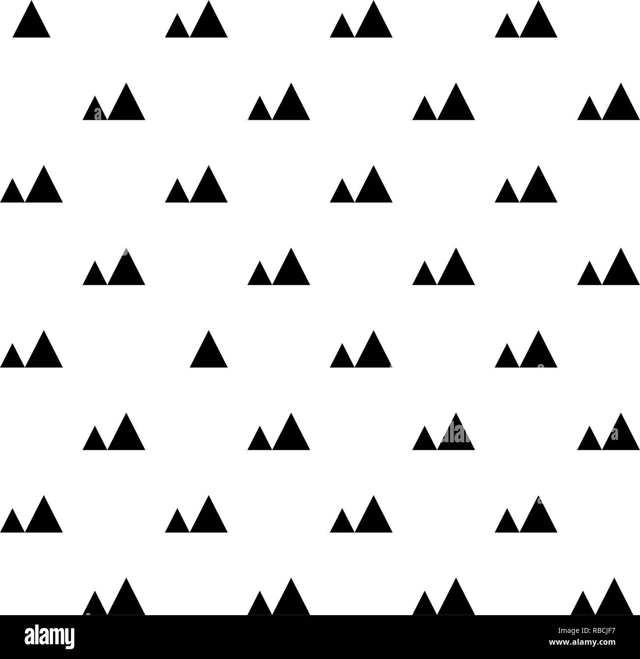 Seamless pattern piramide. Piastrella geometrica ripetere con triangoli. Illustrazione Vettoriale