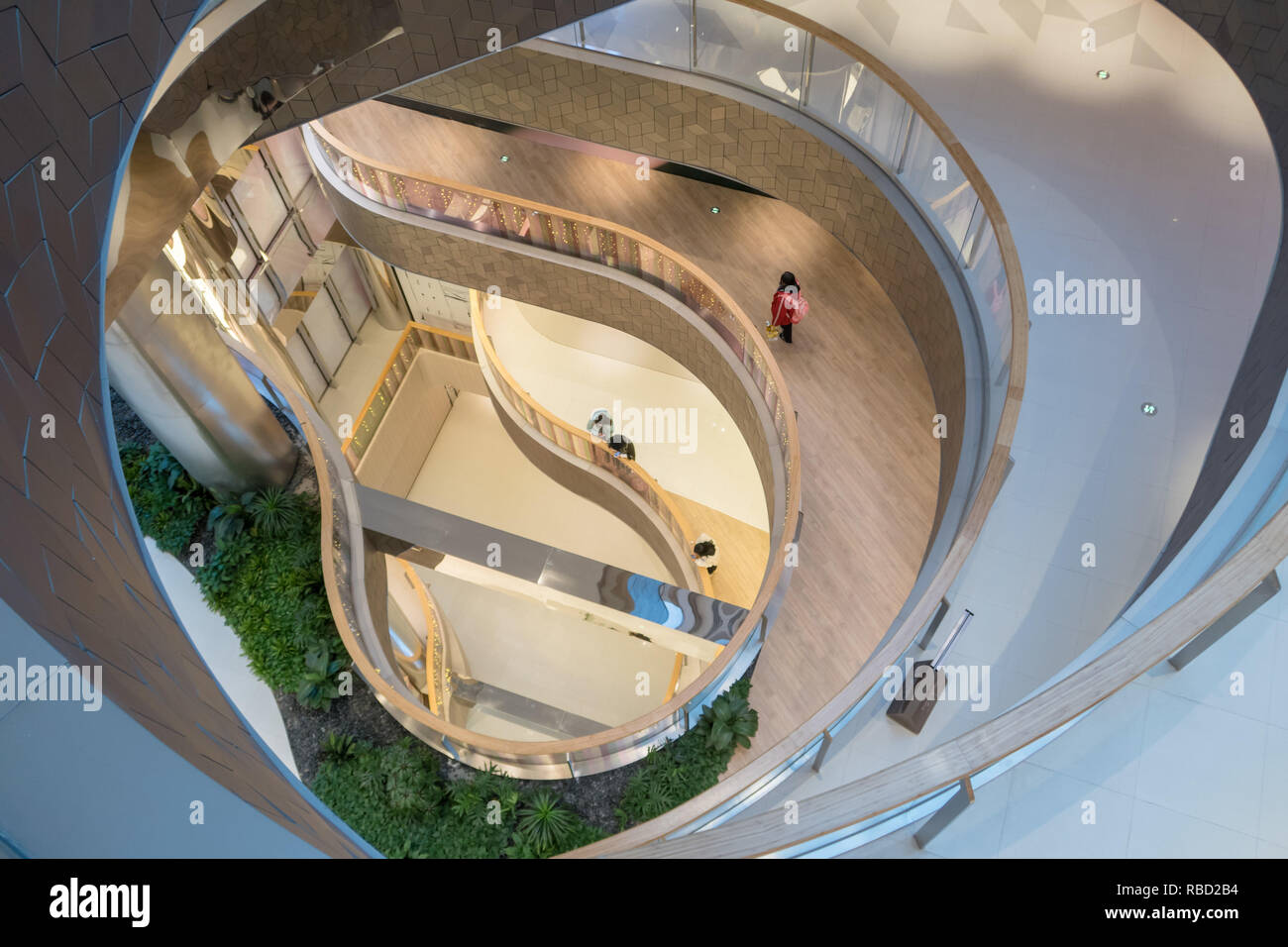 9 gennaio 2019 - Shangha, Shangha, Cina - Shanghai, Cina-interno di Xintiandi Plaza progettato da Studio DELLE NAZIONI UNITE in Cina a Shanghai. (Credito Immagine: © SIPA Asia via ZUMA filo) Foto Stock