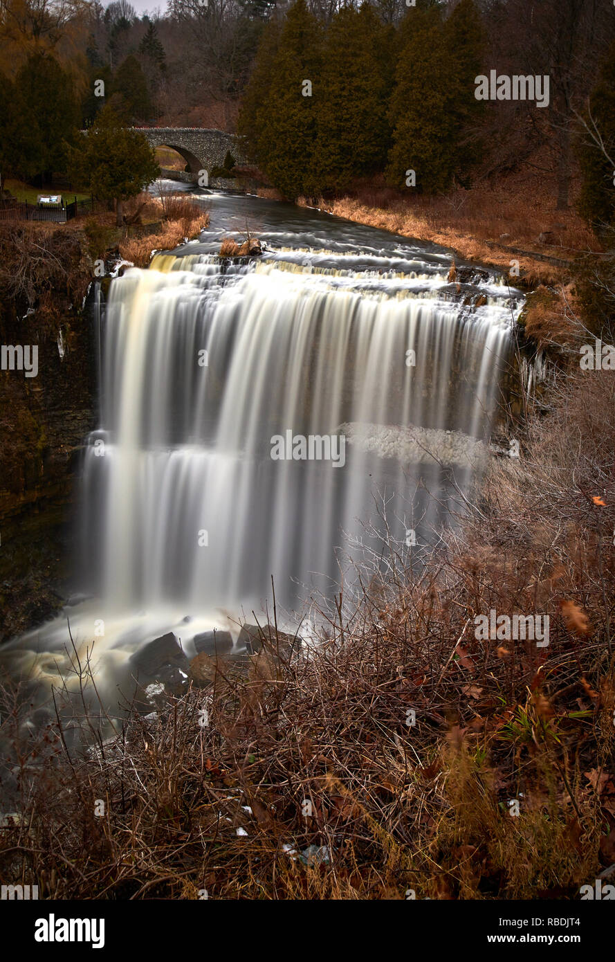 Websters cade una meravigliosa cascata nei pressi di Hamilton, Ontario Foto Stock