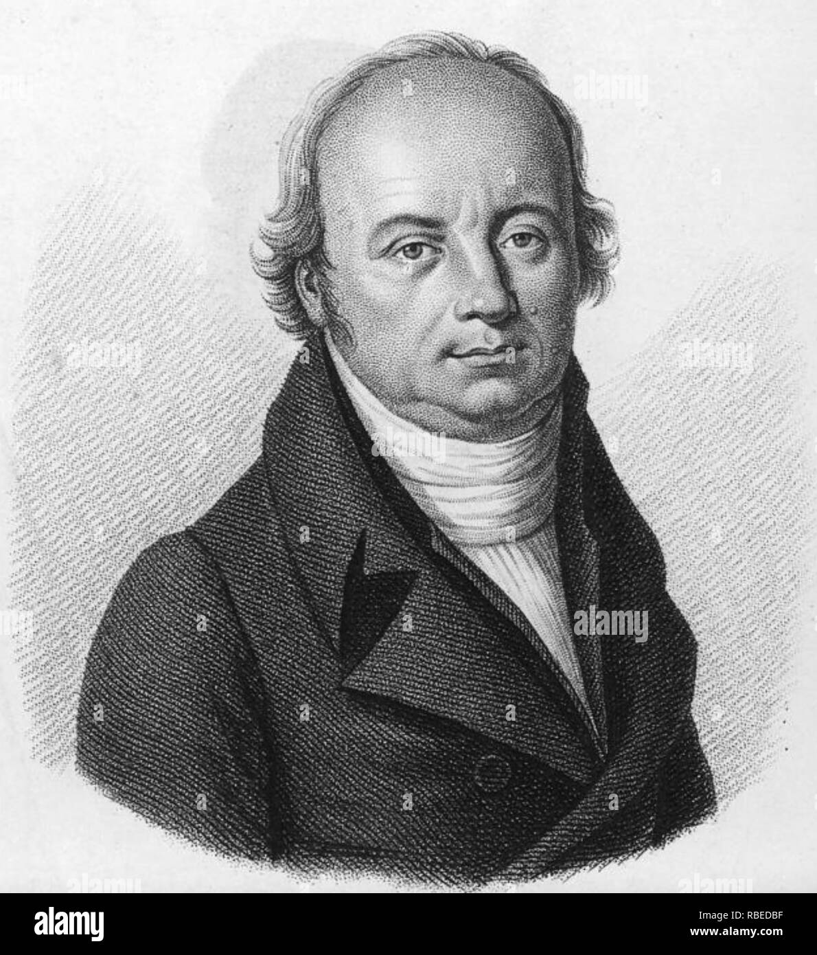 FRANZ JOSEPH GALL (1758-1828) Tedesco neuroanatomist e rivendicato fondatore di phrenology Foto Stock