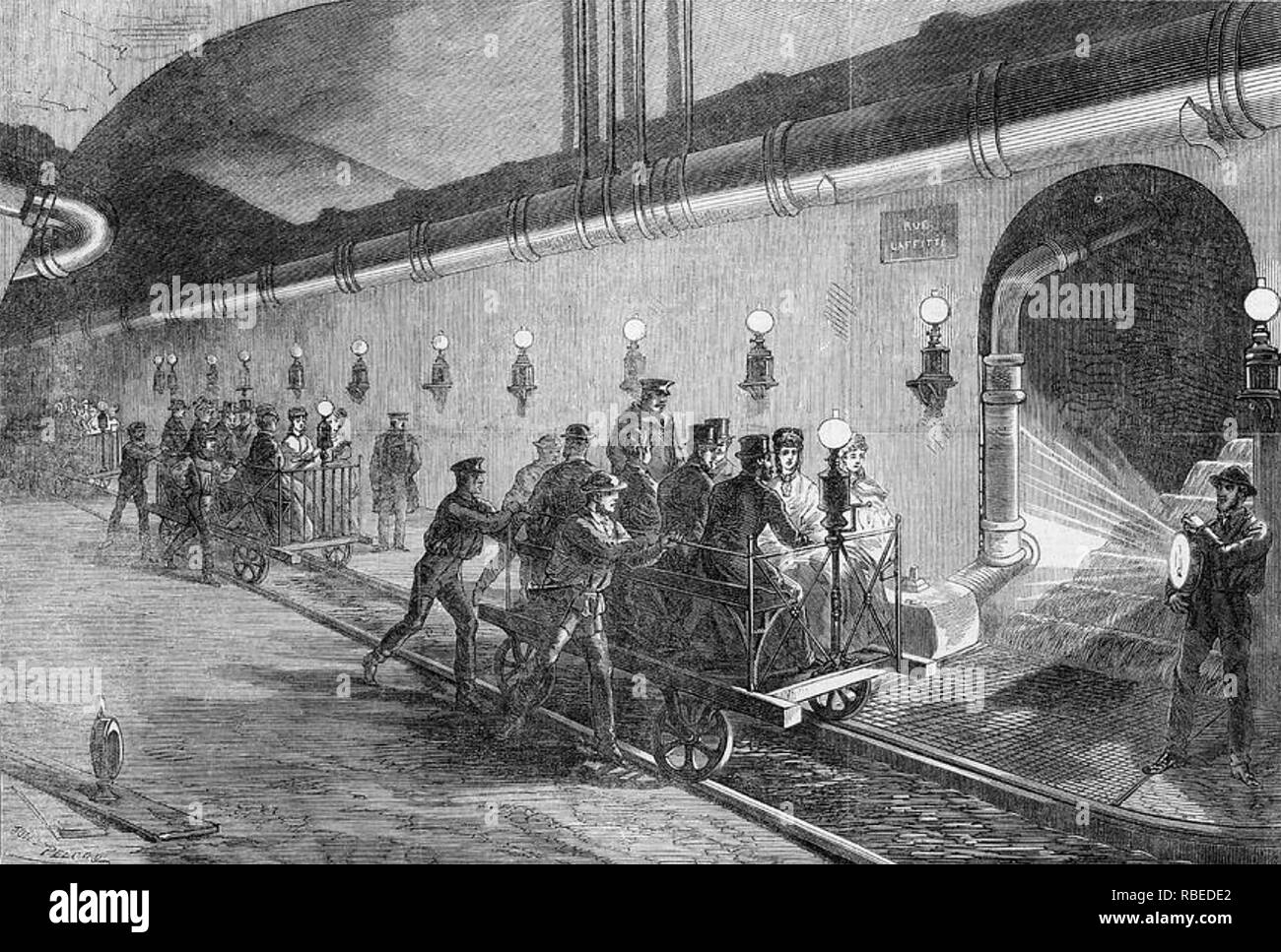 Cucitori di PARIGI TOUR circa 1890 Foto Stock