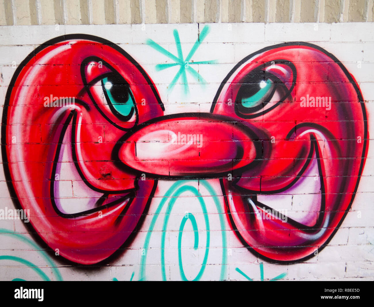 Graffiti in tutto il mondo Foto Stock