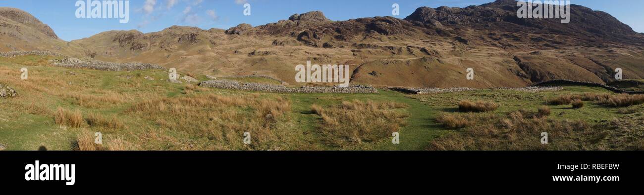 Roman Fort Distretto dei Laghi Foto Stock