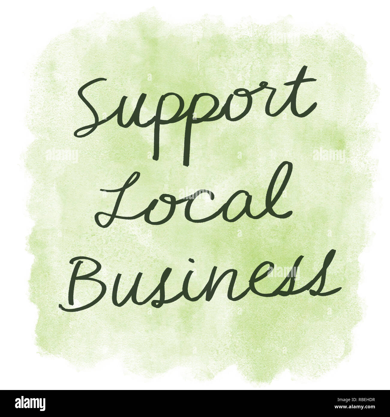 Supporto business locale Foto Stock