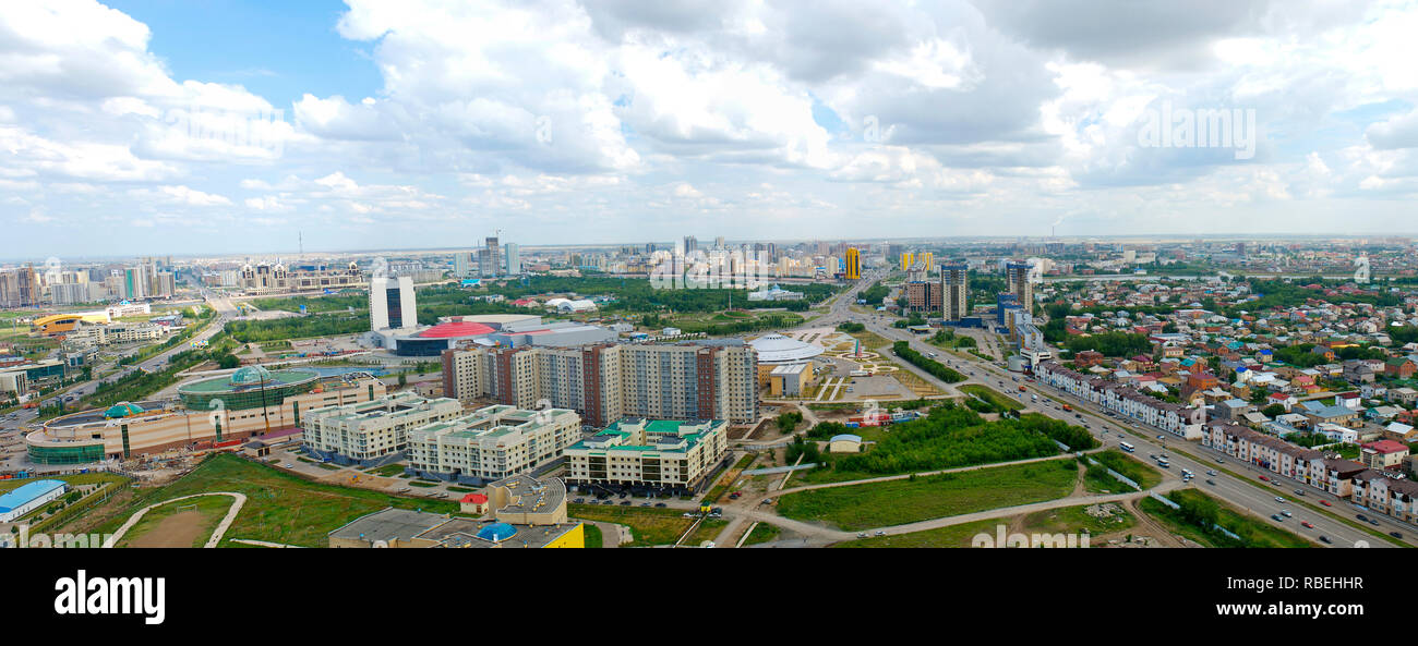 Il Kazakistan; astana; edilizia; città; sky; esterno; cityscape; Foto Stock