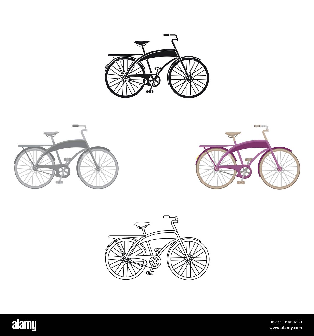 L'arte,bicicletta,bike,cartoon,catena,colorato, concetto,courier,cycle,design,entertainment,attrezzature,fitness,frame,manubrio,icona,immagine,isolato,viaggio,logo,oggetto,l,all'aperto,pedali,gara,ride,Road,semicircolare segno,,silhouette,velocità,sport,l'estate,il simbolo,traffico,trekking,viaggio,vettore,a piedi,web,ruota, Vettori vettore , Illustrazione Vettoriale