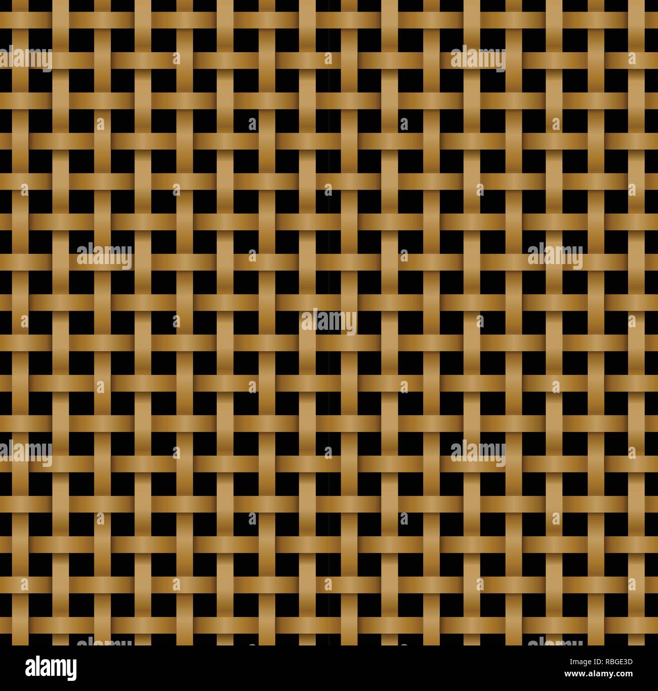 Rattan Seamless pattern in stile knotwork, vettore Illustrazione Vettoriale