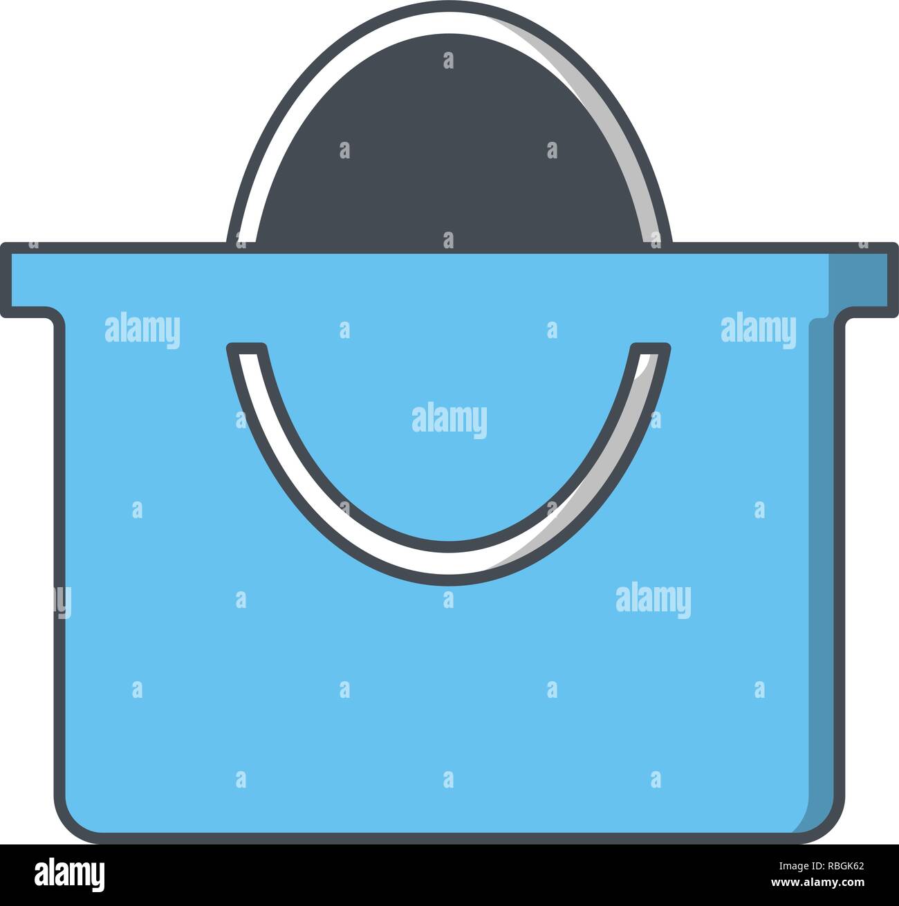 Vettore Shopping Bag icona Illustrazione Vettoriale