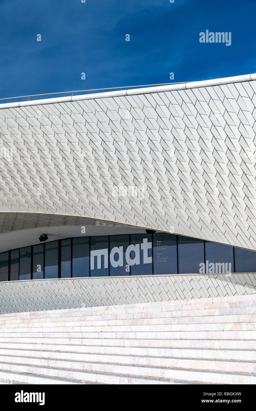Museo di Arte, Architettura e Tecnologia (Maat), Belem, Lisbona, Portogallo Foto Stock