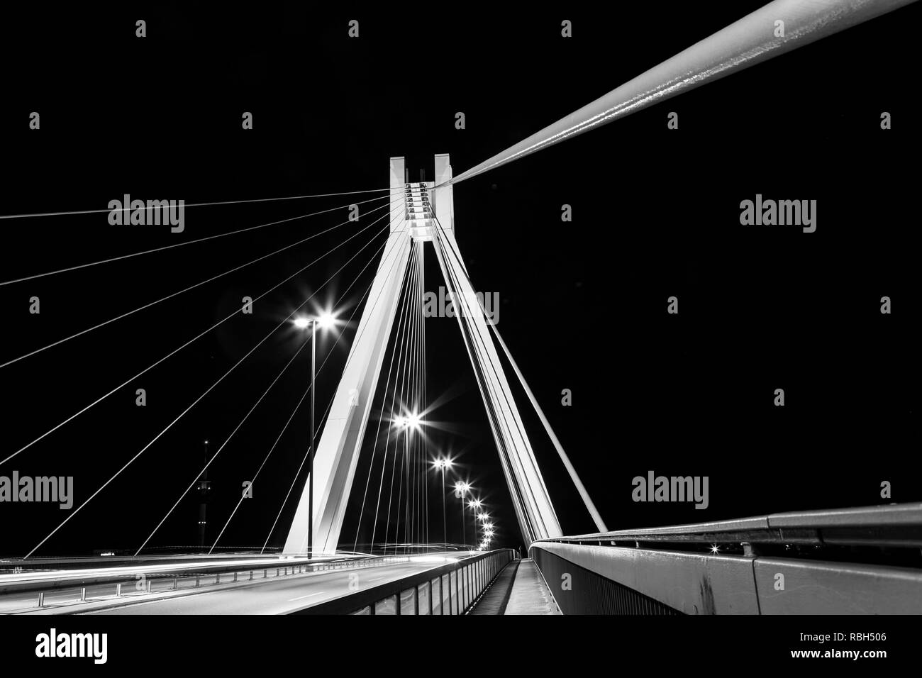 Hochbrücke Ludwigshafen Foto Stock