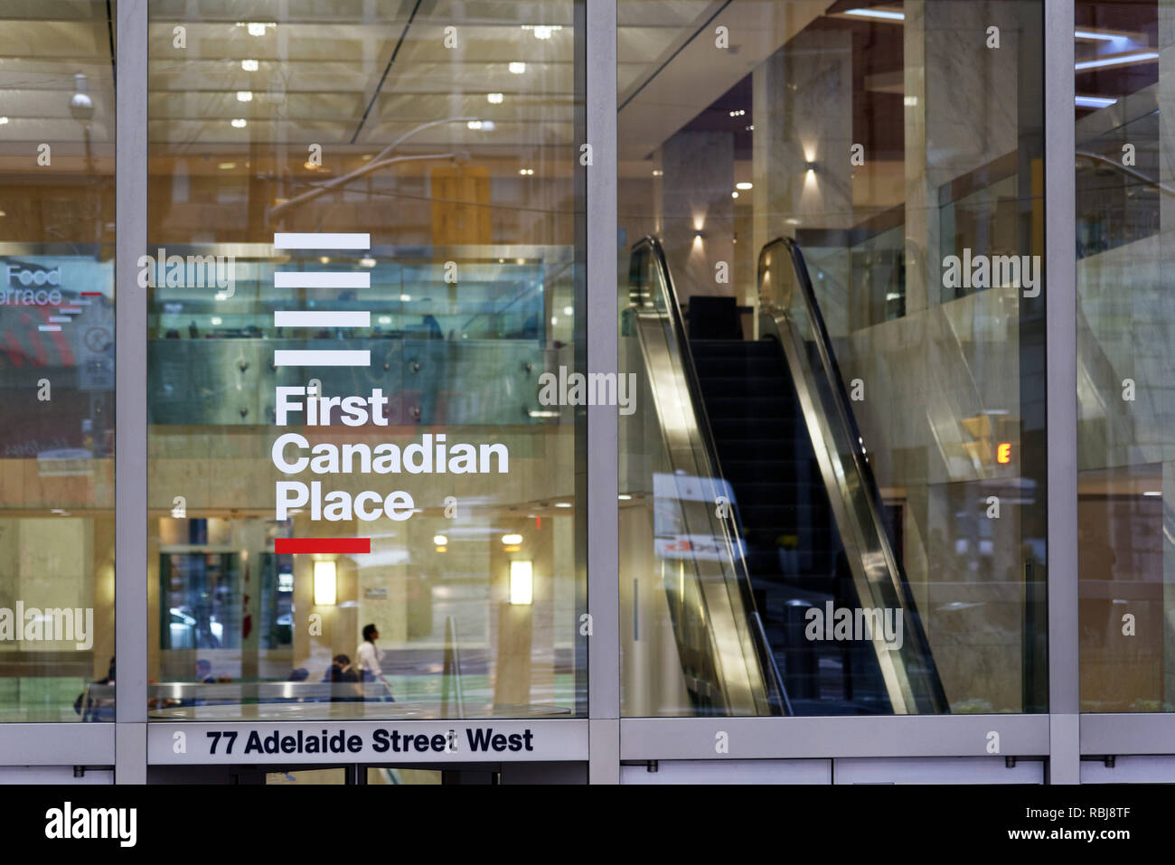 Primo luogo canadese a Toronto Foto Stock