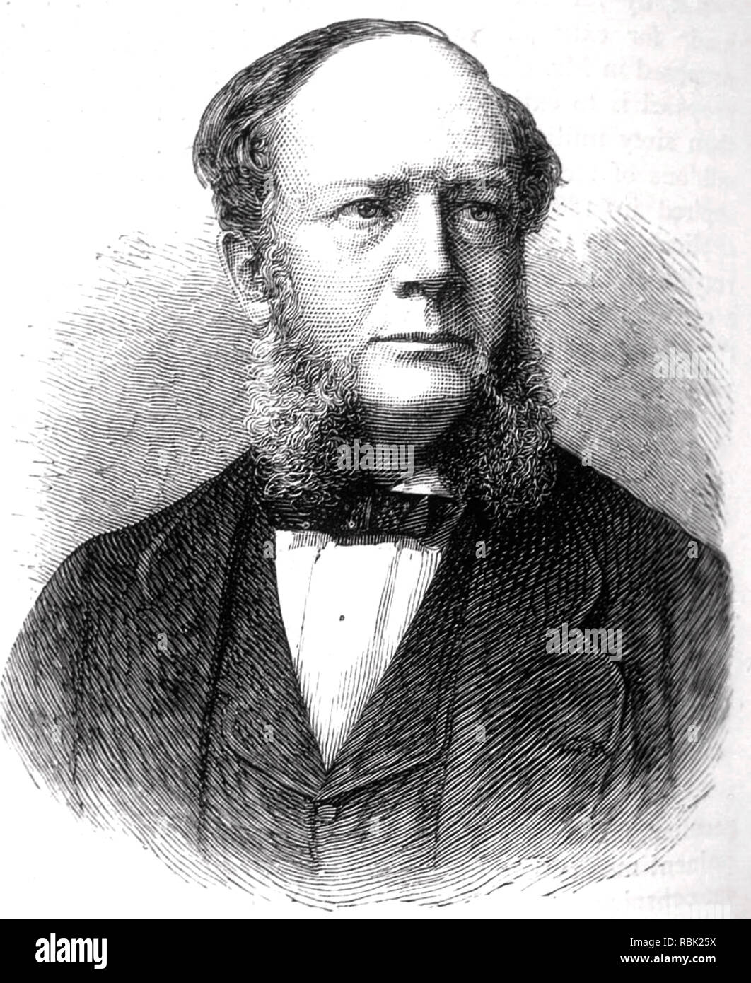 CARL WILHELM SIEMENS (1823-1883) enginner anglo-tedesco Foto Stock