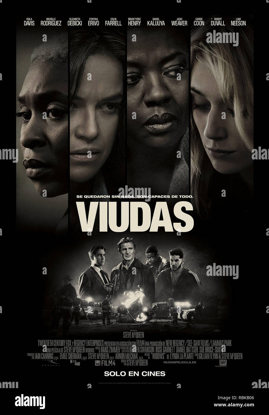 Pellicola originale titolo: LE VEDOVE. Titolo italiano: LE VEDOVE. Anno: 2018. Direttore: STEVE MCQUEEN. Credito: XX Century Fox / New Regency Pictures / Film See-Saw / Album Foto Stock