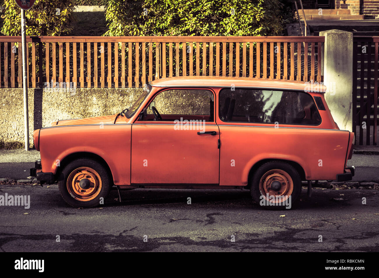 Trabant auto Foto Stock