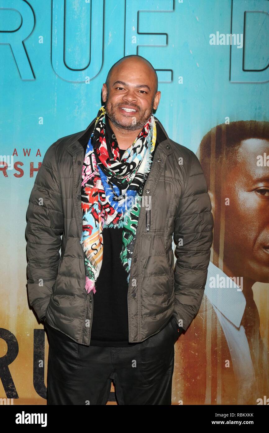 Anthony Hemingway presso gli arrivi per vero detective stagione tre Premiere, DGA New York Theatre, Los Angeles, CA 10 gennaio 2019. Foto di: Priscilla concedere/Everett Collection Foto Stock