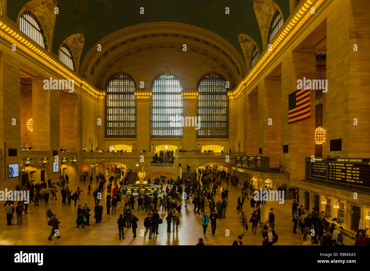 Grand Central Terminal interno, New York City, Stati Uniti d'America Foto Stock