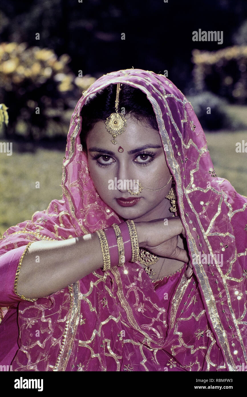 Poonam Dhillon, Indian bollywood hindi film attrice, India, Asia Foto Stock