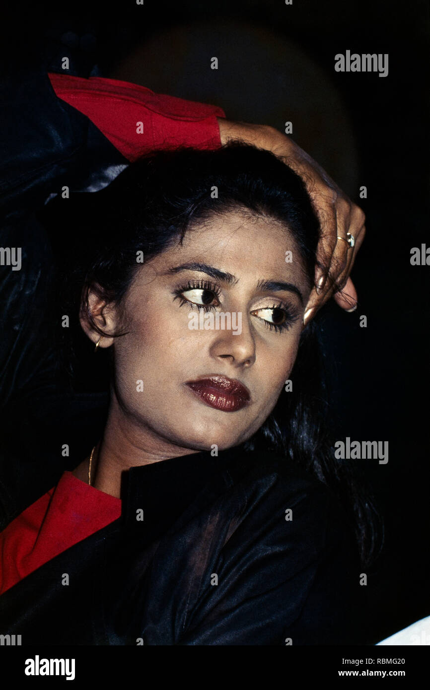 Close up Smita Patil, India, Asia Foto Stock