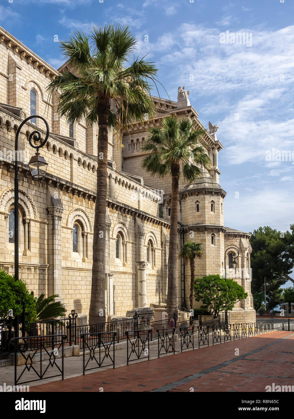 MONTE CARLO, MONACO: 26 MAGGIO 2018: Cattedrale di San Nicola (conosciuta anche come la Cattedrale di nostra Signora Immacolata) Foto Stock