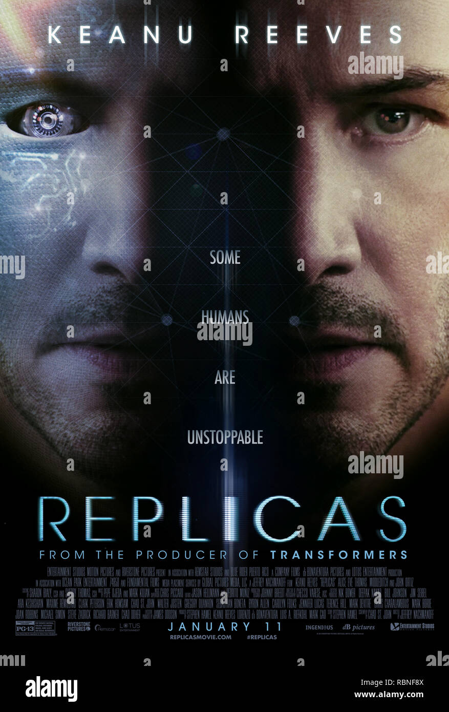 Keanu Reeves, "repliche" (2019) Si prega di credito: repliche Holdings LLC, / l'archivio di Hollywood Foto Stock