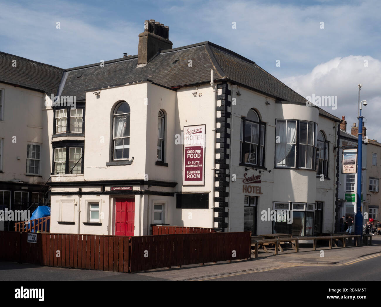 Seaton Hotel, Seaton Carew, Hartlepool, County Durham, Inghilterra, Regno Unito. Foto Stock