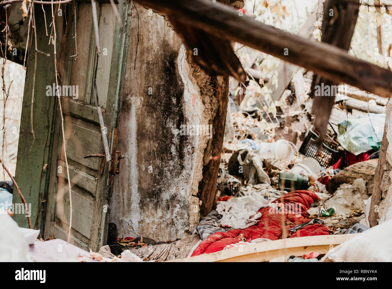 Casa abbandonata Foto Stock
