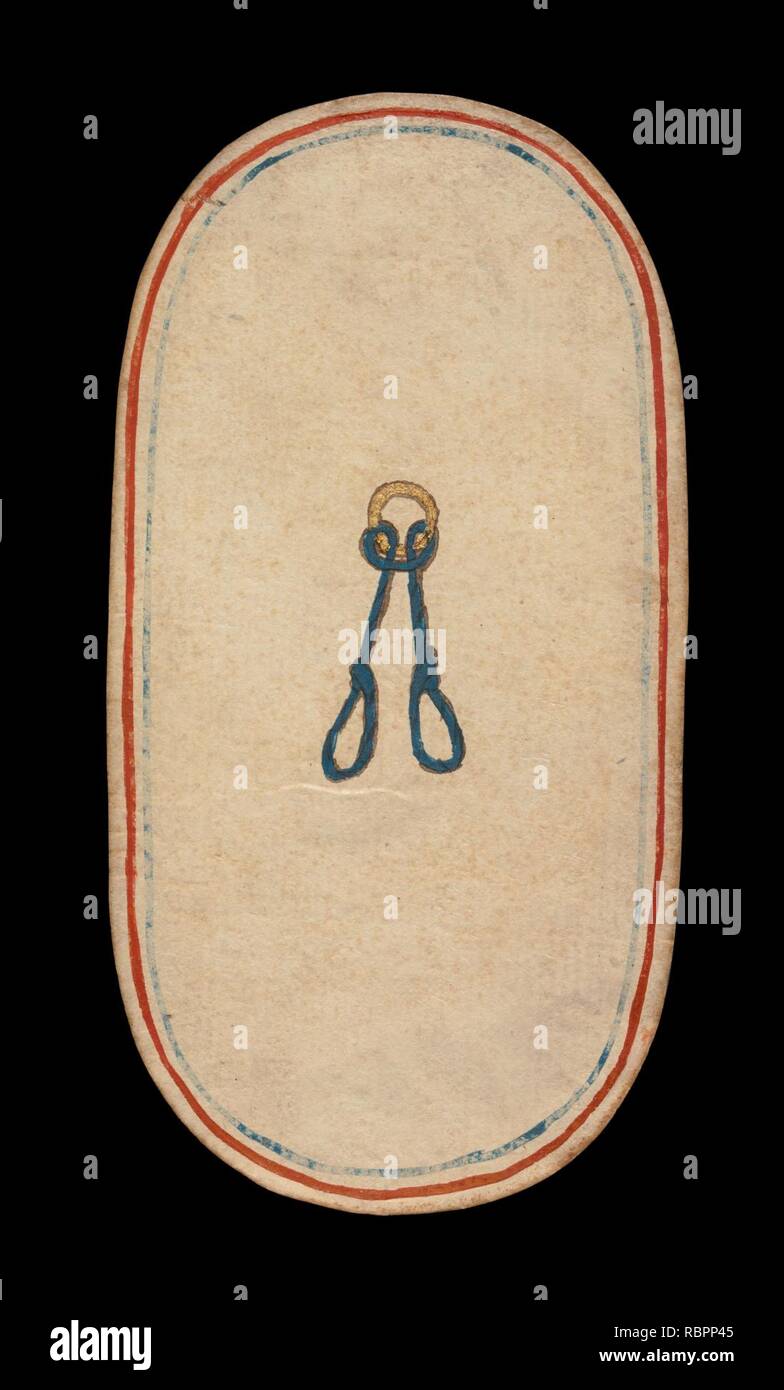 1 di cappi, dal chiostro carte da gioco Foto Stock