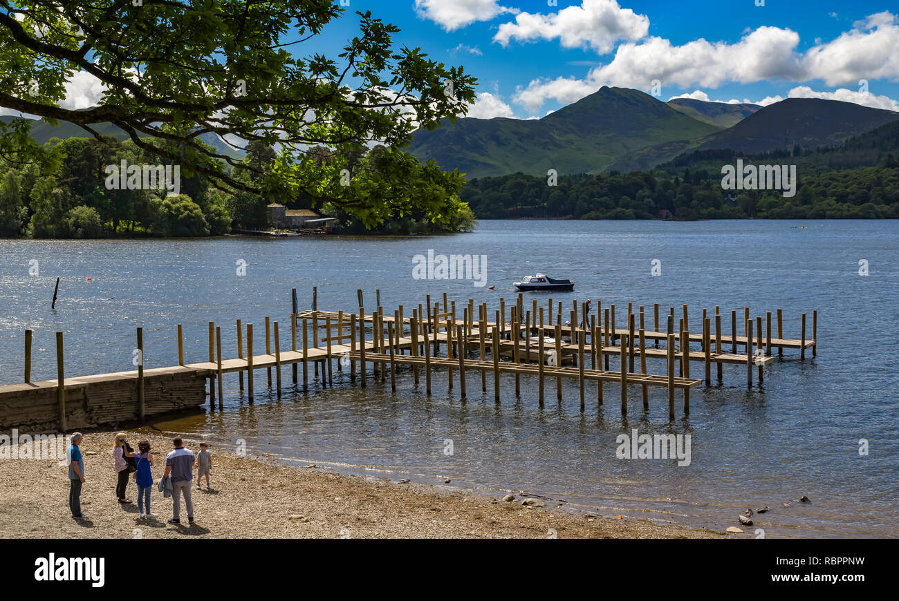 Lake District nel nord ovest dell'Inghilterra. Foto Stock