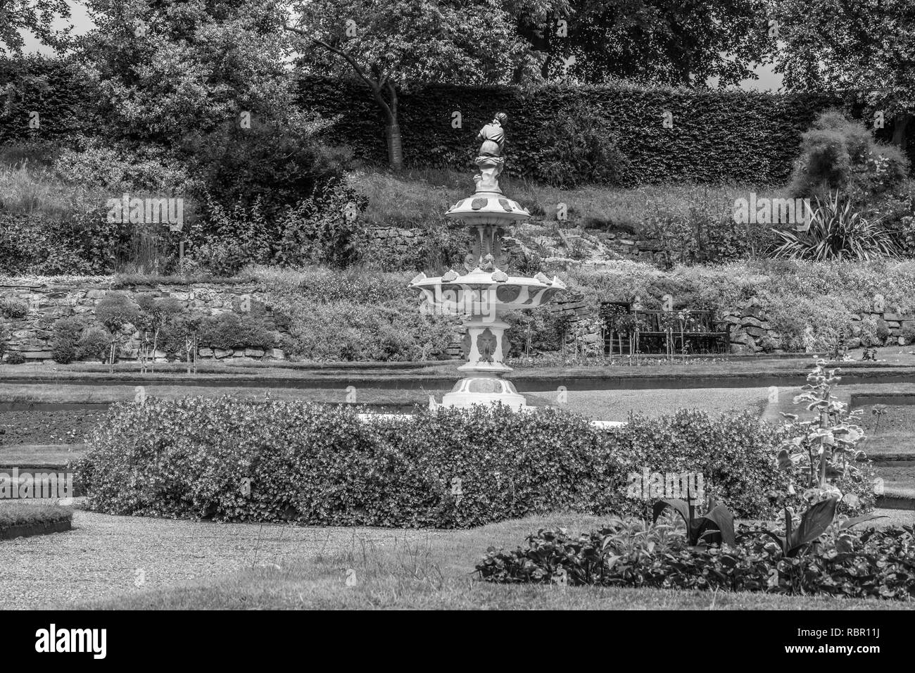 Un giardino speciale in una città in Inghilterra Foto Stock