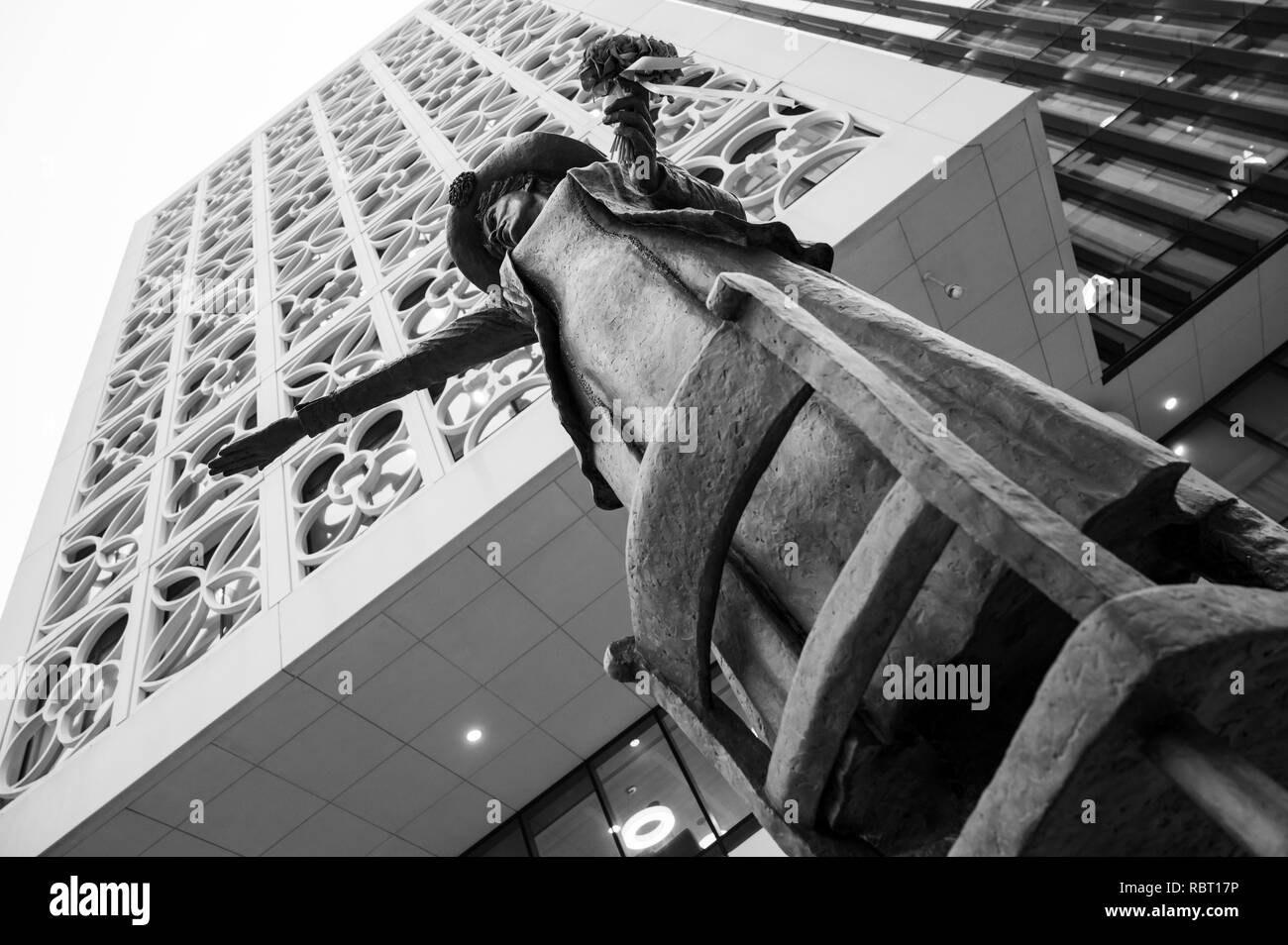 Statua di Emmeline Pankhurst, Piazza San Pietro, Manchester Foto Stock