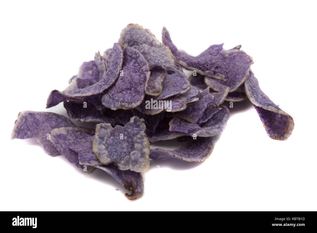 Blue Chip di patate Foto Stock