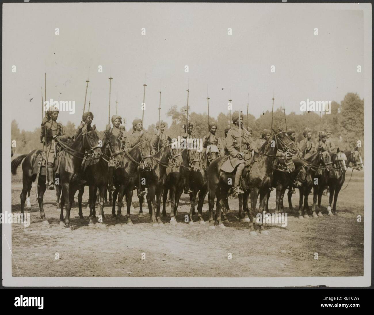 Una truppa di Hodsons cavallo, Bestanddeelnr 158-2441. Foto Stock