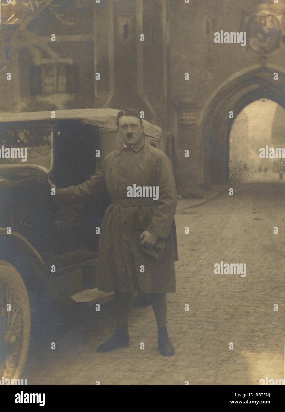 -Adolph Hitler lasciando Landsberg prigione- Foto Stock