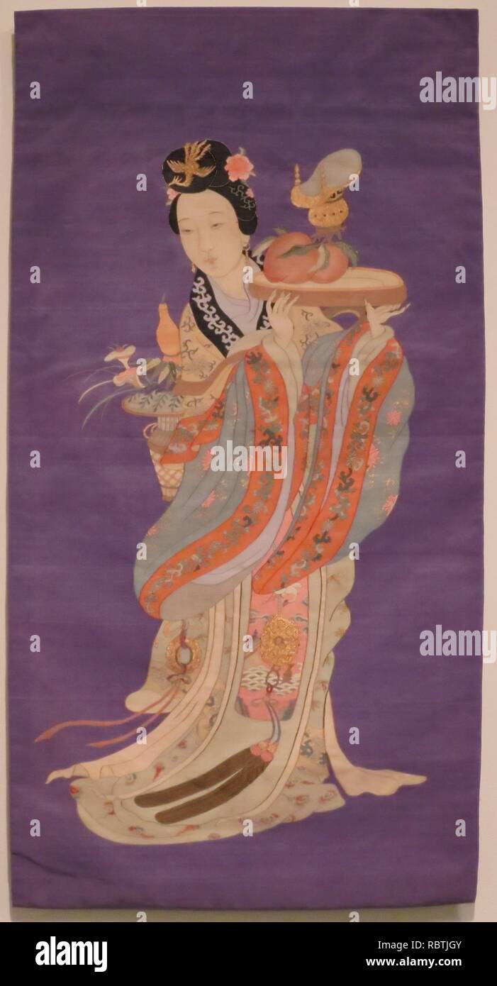 'Magu", fine della dinastia Qing appeso, Honolulu Foto Stock