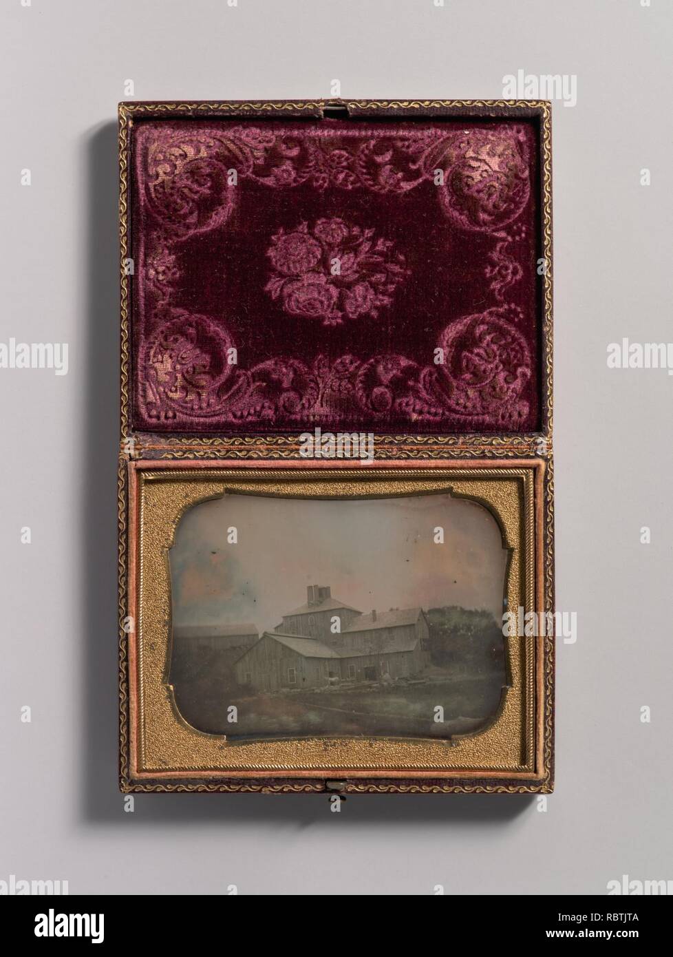 -Mulino o magazzino verticale con clapboard schierata- Foto Stock