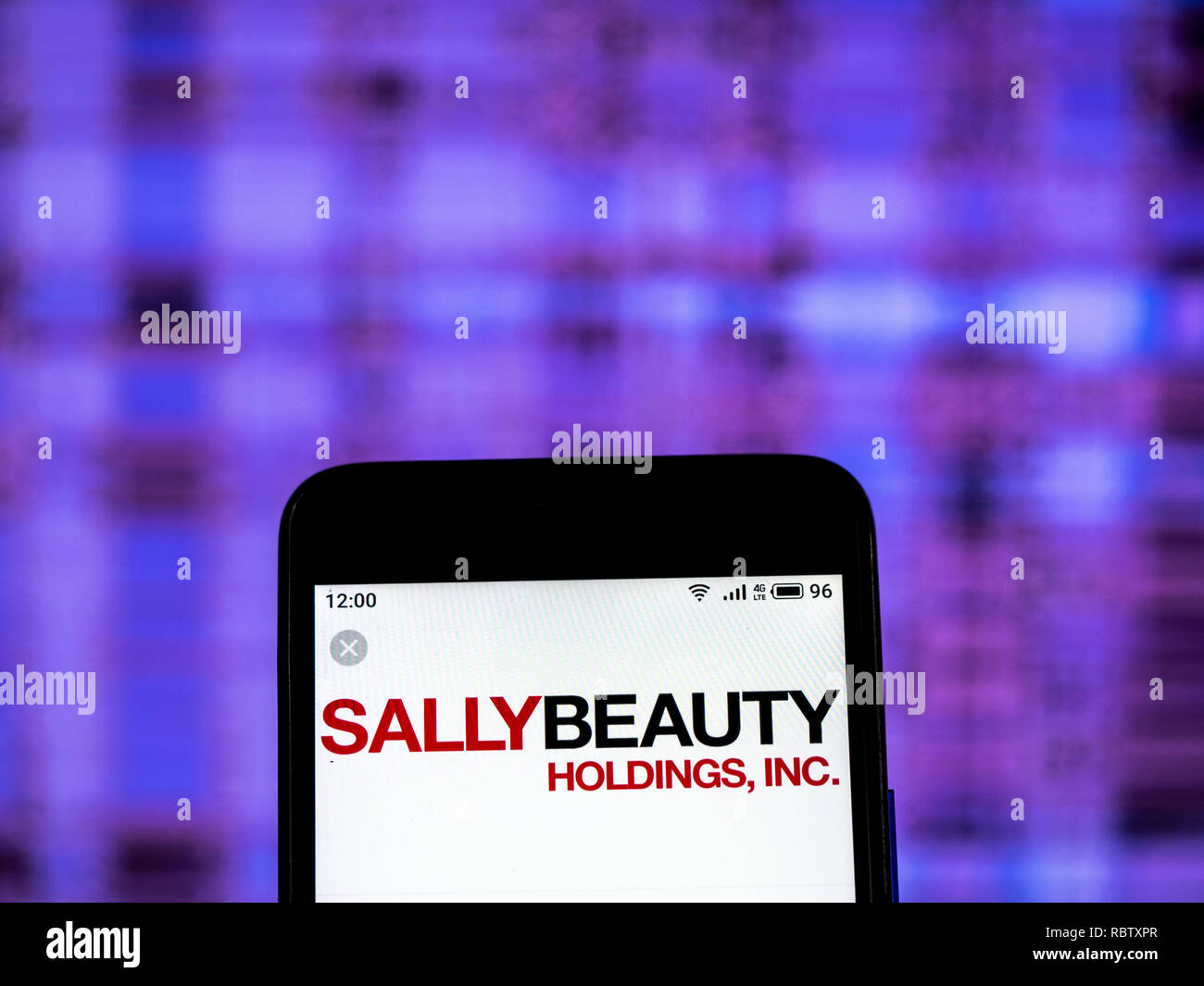 11 gennaio 2019 - Kiev, Ucraina - Sally alimentazione bellezza LLC Company logo che si vede visualizzato su un telefono intelligente. (Credito Immagine: © Igor Golovniov/SOPA immagini via ZUMA filo) Foto Stock