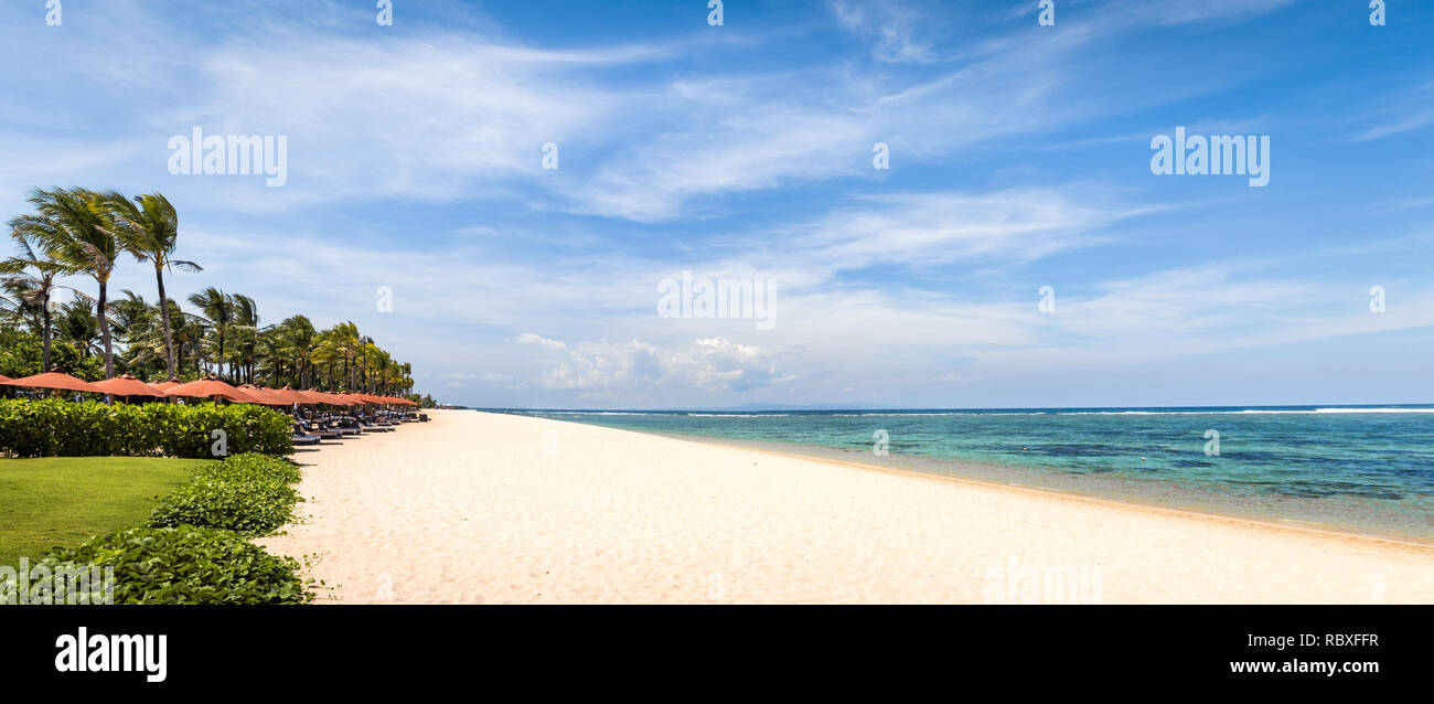 Spiaggia Geger paesaggi sulla isola di Bali in Indonesia Foto Stock