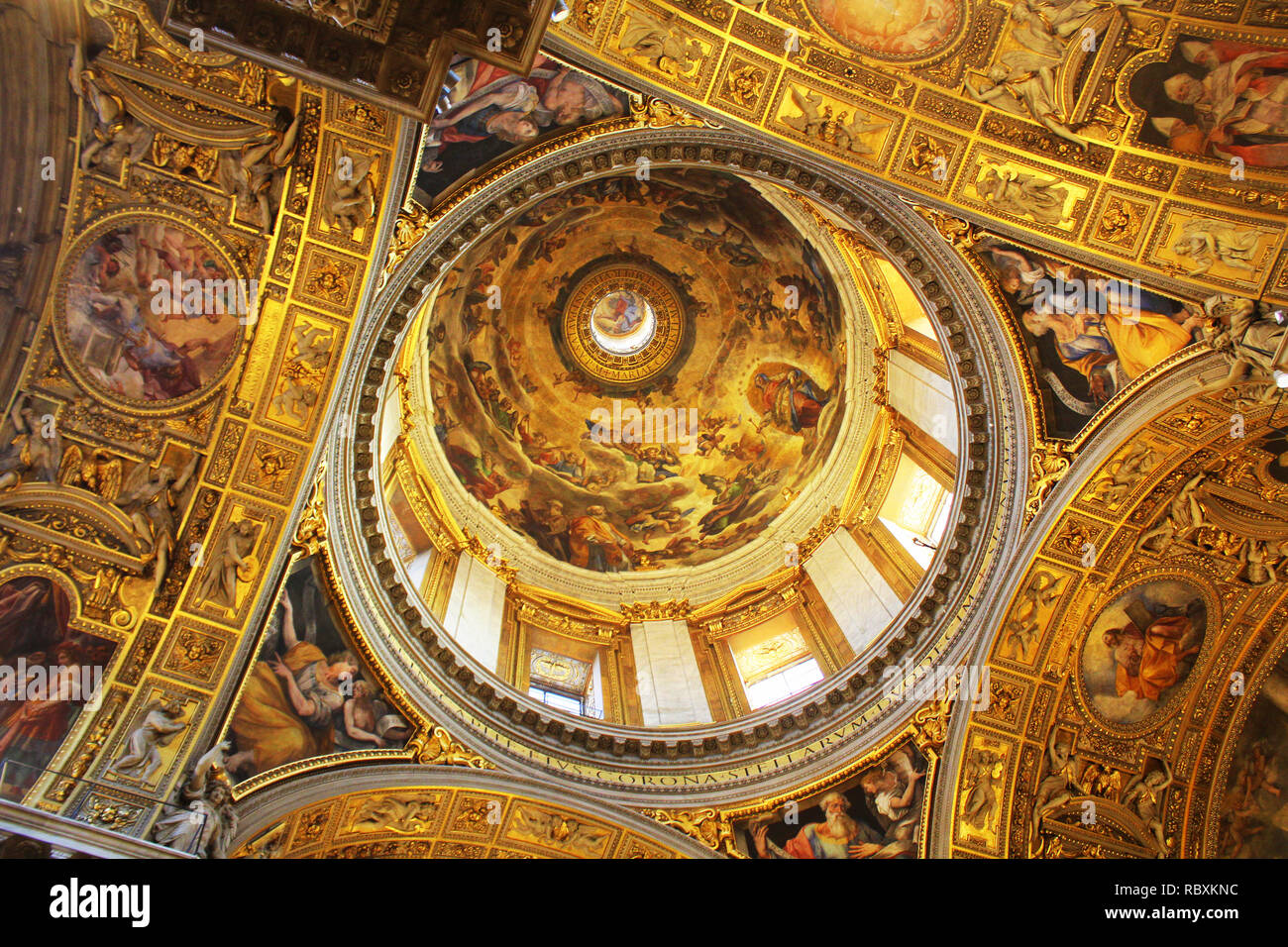 Roma, Italia - 30 dicembre 2018: Basilica di Santa Maria Maggiore in Roma, Italia. Santa Maria Maggiore, è un grande papale basilica e la più grande di cateterizzazione Foto Stock