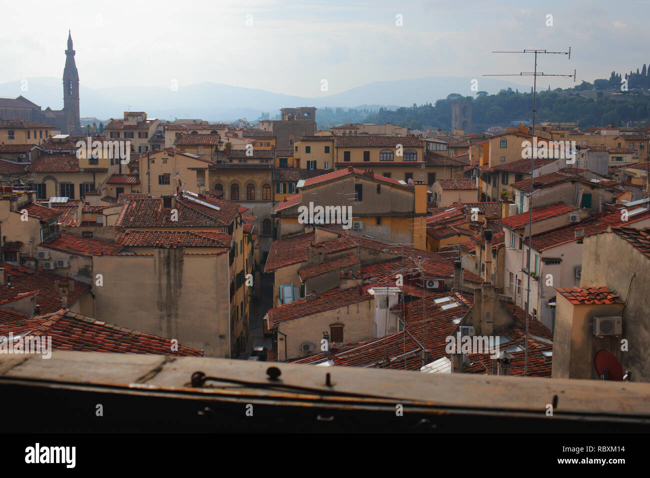 Paesaggio urbano del centro storico di Firenze, Toscana, Italia Foto Stock