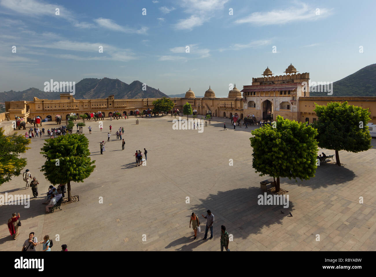 Forte Amer vicino a Jaipur Foto Stock
