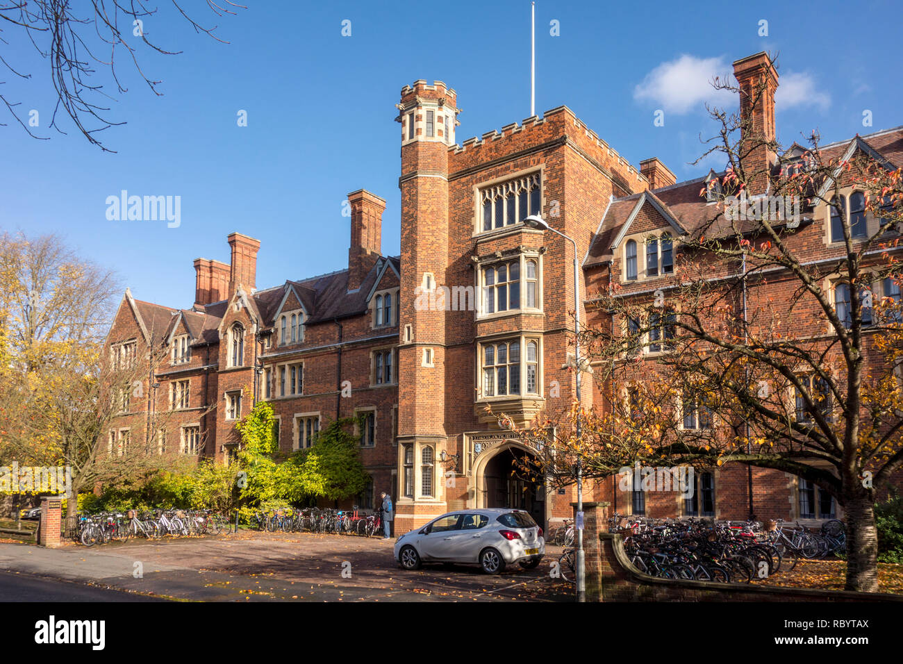 Selwyn College, Università di Cambridge. Grange Road, Cambridge, Regno Unito Foto Stock
