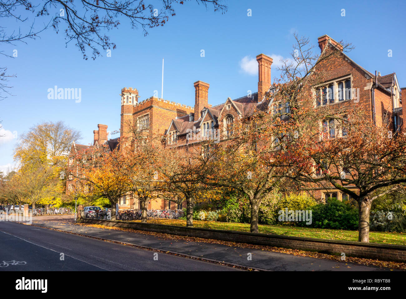 Selwyn College, Università di Cambridge. Grange Road, Cambridge, Regno Unito Foto Stock