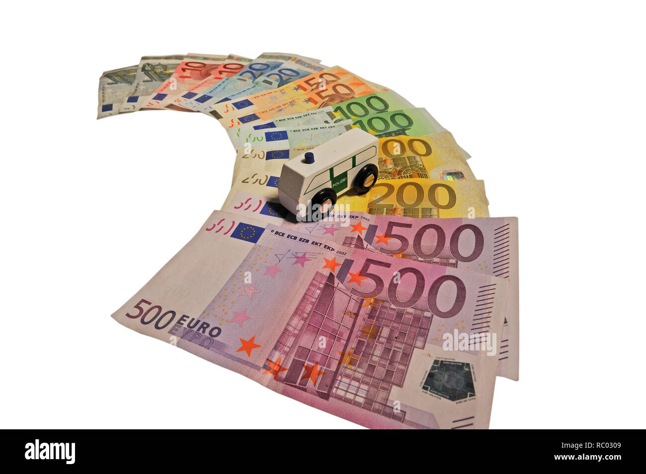Euro-Bankoden, Geldscheine Foto Stock