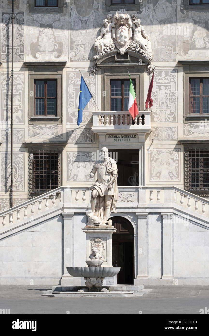Palazzzo della Carovana, Piazza dei Cavalieri, Pisa, Toscana, Italia, Europa Foto Stock