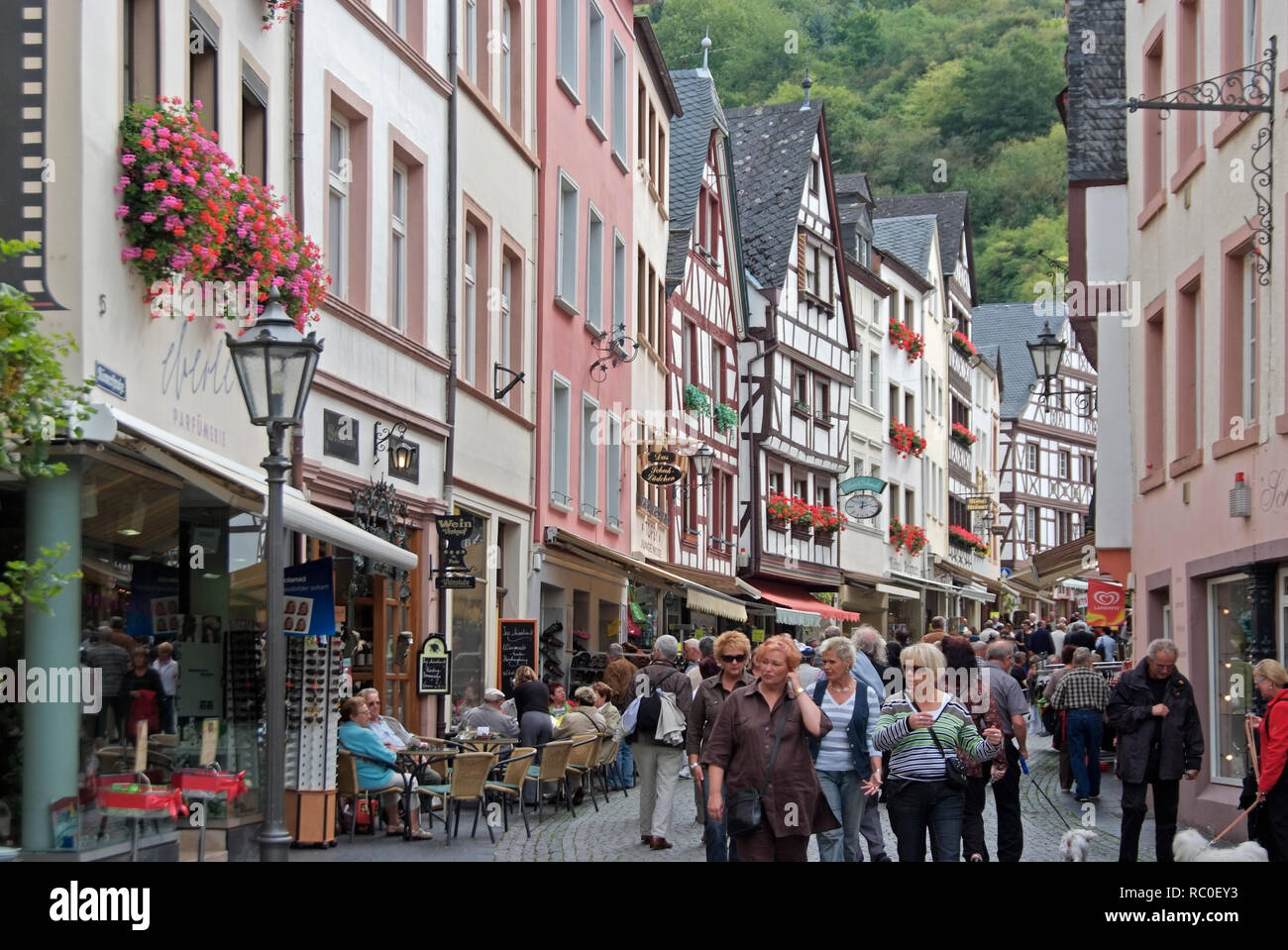 Bernkastel-Kues, Mosel Foto Stock