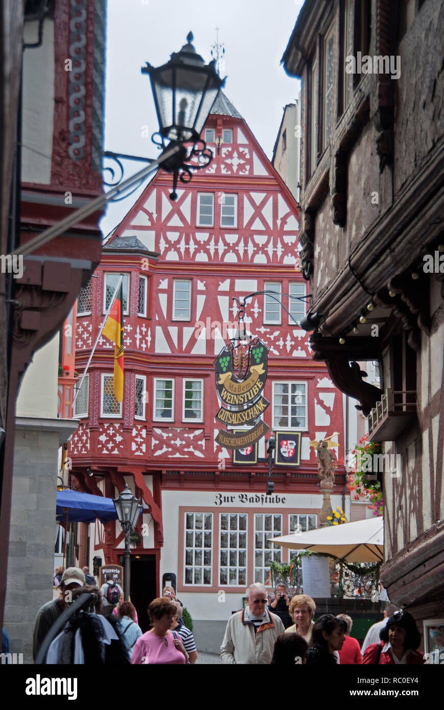 Bernkastel-Kues, Mosel Foto Stock