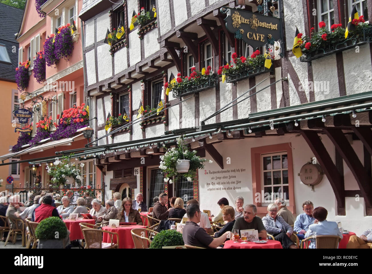 Bernkastel-Kues, Mosel Foto Stock