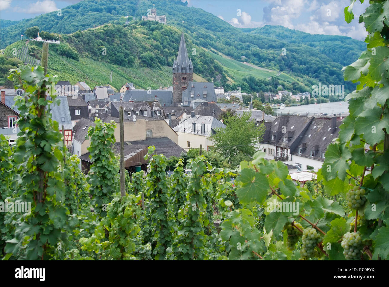 Bernkastel-Kues, Mosel Foto Stock